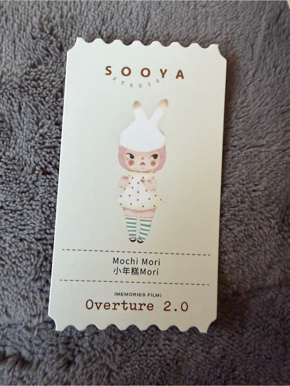 Overture 2.0 “Mochi Mori”- White & Pink Sooya Studio. Sealed bag. Not sold in US - Picture 4 of 6